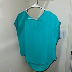 Lush teal blouse